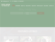 Tablet Screenshot of dogsjaipur.com